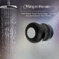 JEMMA Waterproof Bluetooth Speaker Wireless Shower Portable Hand-Free Call with Mic (Black) N2
