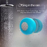 JEMMA Waterproof Bluetooth Speaker Wireless Shower Portable Hand-Free Call with Mic (Black) N9