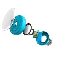 JEMMA Waterproof Bluetooth Speaker Wireless Shower Portable Hand-Free Call with Mic (Black) N14