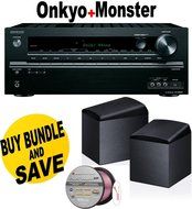 Onkyo TX-NR545 7.2-Channel Network A/V Receiver + Onkyo SKH-410 Dolby Atmos-Enabled Speaker System (Set of 2)...