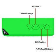 Mini Cube Wireless Bluetooth Speaker Support USB Flash Drive/TF Card/LINE-IN/Mic/Calls (Green) N4