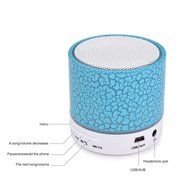 ANRANK BS63570AK Super Bass Mini Portable Bluetooth Wireless Speaker with LED and Build-in Mic Support AUX TF... N13