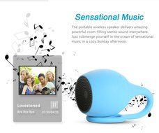 Bluetooth Speakers, MindKoo Portable Splashproof Bendable Wireless Speaker for Outdoor, Bathroom, Shower N3