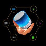 Smileto Mini Portable Wireless Bluetooth Speaker With coloful LED Ligths Bass Speaker Driver for iPhone iPad Smart... N5