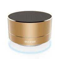 Basse Portable Bluetooth Speakers - Super Bass Mini Metal Wireless Speaker System For iPhone, Car, TV, Outdoors...