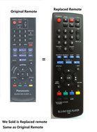 New Generic Panasonic- Replaced Blu-ray Disc DVD Player Remote Ir6 (N2qayb000574 N2qayb000575 N2qayb000883) Fit...