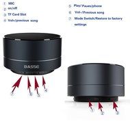 Basse Portable Bluetooth Speakers - Super Bass Mini Metal Wireless Speaker System For iPhone, Car, TV, Outdoors... N14