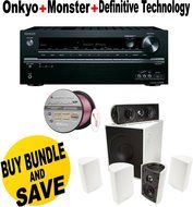 Onkyo TX-NR545 7.2-Channel Network A/V Receiver + Definitive Technology - Definitive Technology ProCinema 600...