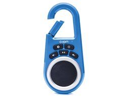ION Clipster Ultra-Portable Bluetooth Speaker with Built-In Clip (Blue) N2