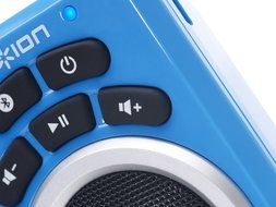 ION Clipster Ultra-Portable Bluetooth Speaker with Built-In Clip (Blue) N6