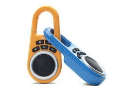 ION Clipster Ultra-Portable Bluetooth Speaker with Built-In Clip (Blue) N10