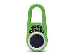 ION Clipster Ultra-Portable Bluetooth Speaker with Built-In Clip (Blue) N29