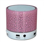 Mini Bluetooth Speaker,YANX Wireless Portable Cracked Layer Sound Box Subwoofer Speaker with Mic &amp; Colorful LED... N5