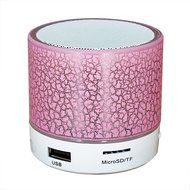 Mini Bluetooth Speaker,YANX Wireless Portable Cracked Layer Sound Box Subwoofer Speaker with Mic &amp; Colorful LED... N6
