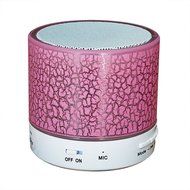 Mini Bluetooth Speaker,YANX Wireless Portable Cracked Layer Sound Box Subwoofer Speaker with Mic &amp; Colorful LED... N7