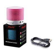 Mini Bluetooth Speaker,YANX Wireless Portable Cracked Layer Sound Box Subwoofer Speaker with Mic &amp; Colorful LED... N8