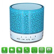 Mini Bluetooth Speaker,YANX Wireless Portable Cracked Layer Sound Box Subwoofer Speaker with Mic &amp; Colorful LED... N9