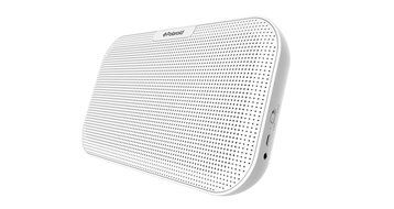 Polaroid Bluetooth Wireless Slim Stereo Speaker With Built-In Stand (White)