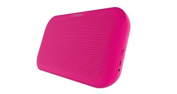 Polaroid Bluetooth Wireless Slim Stereo Speaker With Built-In Stand (White) N4