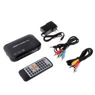 3D 1080P FHD TV Multi Media Player w.YPbPr/RCA/HDMI/AV/VGA for SD/MMC Cards USB Storage Drives N5