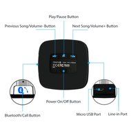 Rokono&reg; (F10) BASS+ Mini Bluetooth Speaker for iPhone / iPad / iPod / Tablet / MP3 Player / Laptop (Platinum) N5
