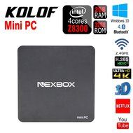 KOLOF NEXBOX T10 Wnidows 10 OS Mini TV BOX INTEL Z8300 CPU Quad Core 2G 32G Smart Streaming Media Player