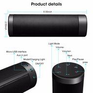 Bluetooth V4.0 Speaker, ELEGIANT Wireless Portable Speaker with Advanced Bass Enhancement Technology, Built-in... N3