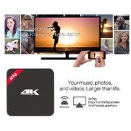 Lydats Streaming Media Player TV Box Android 4.4 HD Internet TVBox Quad-Core 1G/8G RK3229 XBMC UHD 4K 3D H.265... N8