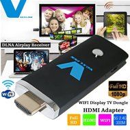 Voxlink 5G 2.4G 300M Extreme 1080P WIFI Display TV Dongle HDMI Adapter DLNA Airplay Receiver,BLACK N3