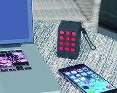 EC Technology Ultra Portable Wireless Bluetooth 6-10 Hours Playback time, IPX5 Water Resistant - Black&amp;Red N4