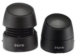 IHOME iHM79BC Rechargeable Mini Speakers (Black) N2