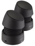 IHOME iHM79BC Rechargeable Mini Speakers (Black) N6