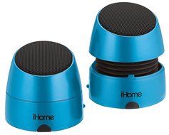 IHOME iHM79BC Rechargeable Mini Speakers (Black) N9