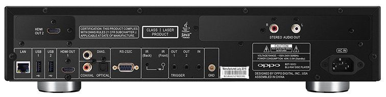 OPPO BDT-101CI Universal Disc Player (SACD / DVD-Audio / 3D Blu-ray)