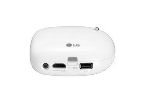 LG Electronics PV150G LED Minibeam Projector with Embedded Battery and Wireless Screen Share N12