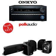 Onkyo TX-NR1030 9.2-Ch Dolby Atmos Ready Network A/V Receiver + A Polk Audio TL250 5.0 High Performance Home Theater...