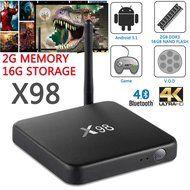 X98 2GB/16GB Quad Core Android 5.1 Lollipop Android TV Box 4K UHD 1000M LAN Bluetooth Dual Band 2.4G/5G Wifi Kodi...
