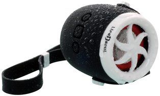 Life n Soul BM101-BR IPX4 Mini Water Resistant Bluetooth Speaker (Black)