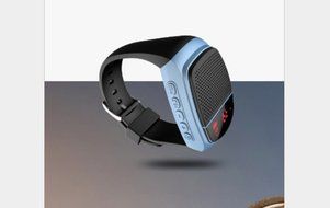 ETE Upgraded Multi-functional Bluetooth Watch Speaker: Mp3 Music Player, LED Display, Stopwatch, Alarm Clock,... N15
