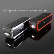 KooPower KOOMB0215BS 10W Aluminum Bluetooth Waterproof Speaker, Black / Silver N4