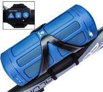 16W 360 degree Stereo 30 Hour Play Waterproof 100 ft Range Power Bank FM Radio Bike Mount Microphone TF Card Shockproof...