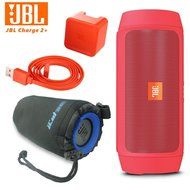 JBL Charge 2 Plus Splashproof Portable Bluetooth Speaker (Blue) + I3ePro Water Resistant Carry Pouch N2