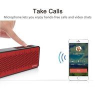 Trendwoo Bluetooth Speaker Protable Dual-Driver Stereo Speakers with Subwoofer Wireless Shower Waterproof Speaker N2