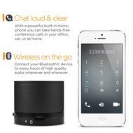 Ematic Bluetooth Wireless Speaker &amp; Speakerphone Set with Car/Wall Charger, Lightning Cable for iPhone, iPad N4