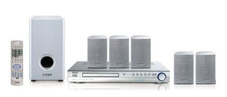 COBY DVD-915 300 Watt DVD Home Theater Combination with 5.1 Channel Speaker System