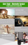 G-MiC Premium Mega Bass Bluetooth Portable Compact Active Speaker-Superior Sound Quality Extended Wireless Range... N2