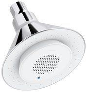 KOHLER K-9245-BN 2.5 GPM Moxie Showerhead and Wireless Speaker, Vibrant Brushed Nickel N9