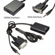 BephaMart 1080P VGA To HDMI HD Converter Adapter USB Audio Video Cable Laptop TV PC DVD