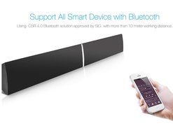 LuguLake T180 TV Sound Bar Bluetooth Speaker 3D Surround For Home Theater System, 2.0 Channel
