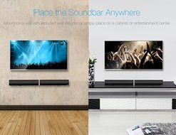 LuguLake T180 TV Sound Bar Bluetooth Speaker 3D Surround For Home Theater System, 2.0 Channel N6